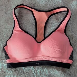 Victoria's Secret VSX Sport Pink & Coral Sports Bra Size 32C